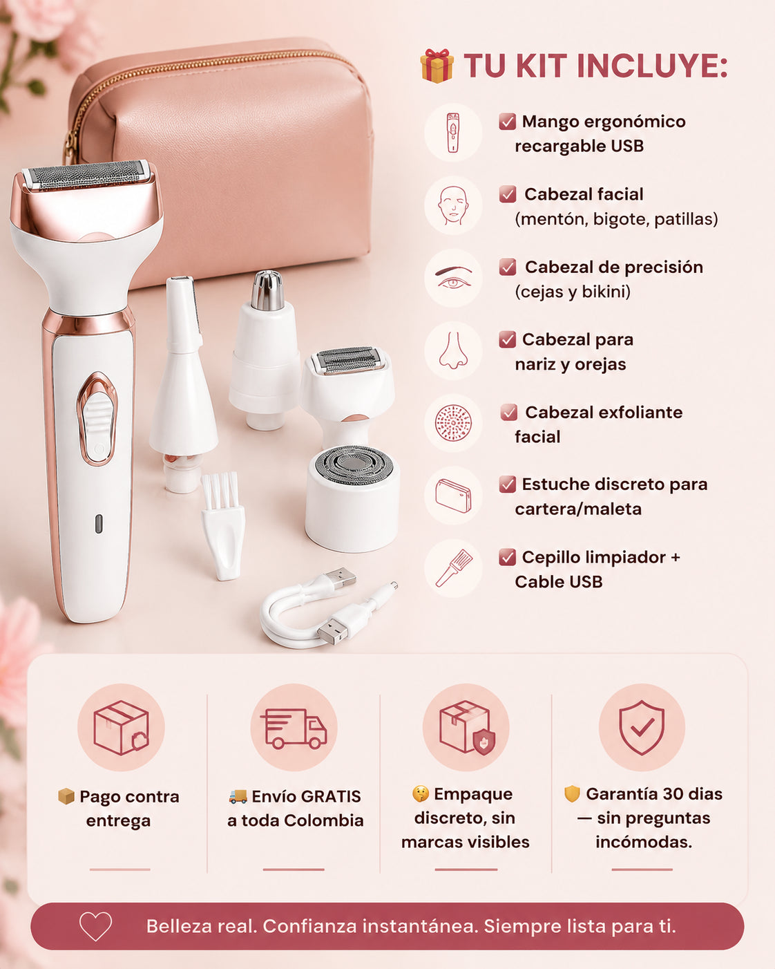 Para los pelitos que aparecen sin avisar.