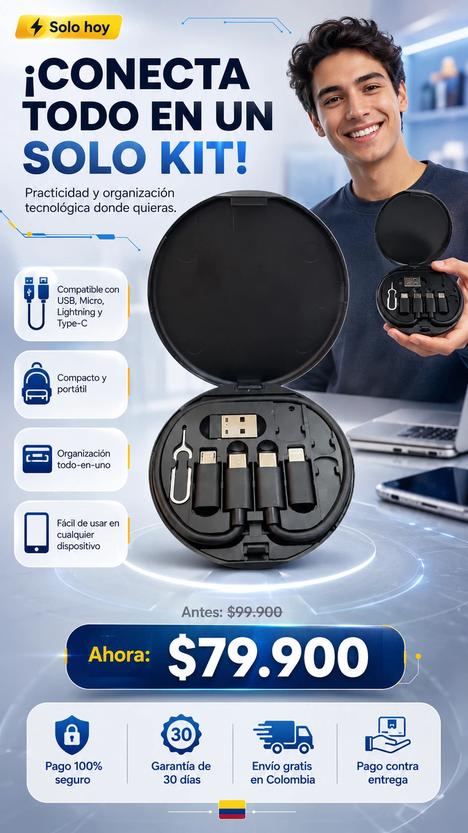 PowerPocket™ Kit de conectores 6 en 1