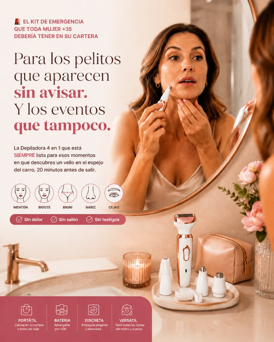 Para los pelitos que aparecen sin avisar.