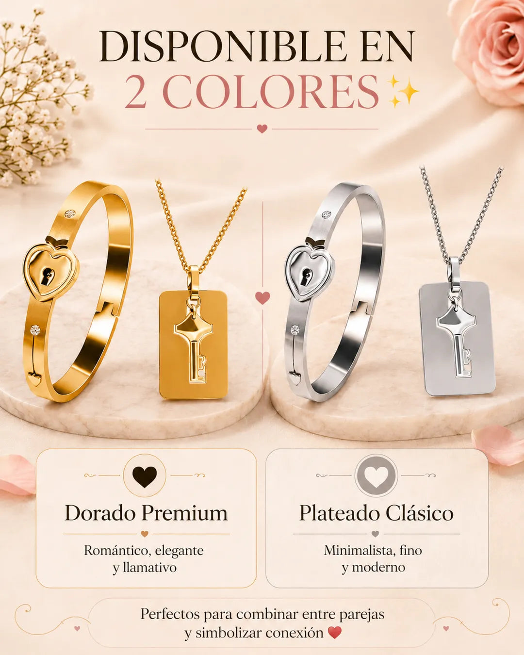 Set Amor Candado™- Collar + Pulsera